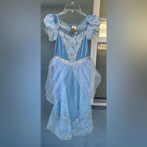 Girlโs Disney Store Cinderella Princess Dress Up Birthday Dress Size 7/8 Costume
